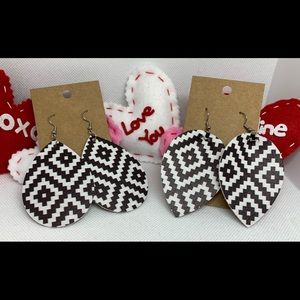 Azt c Print Earrings